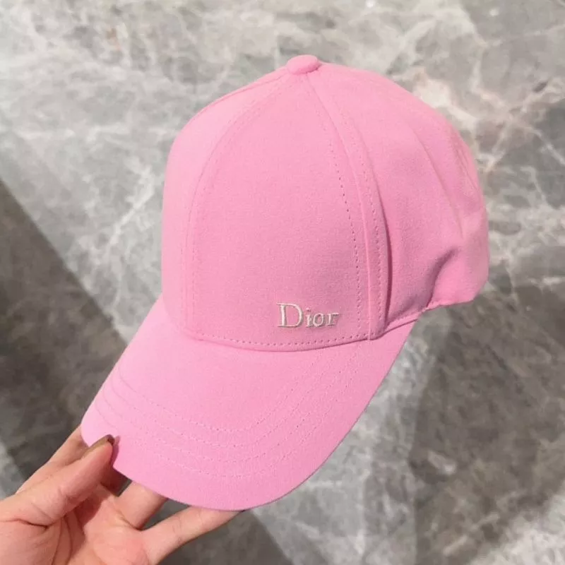 Dior Baseball Cap Dior Oblique Motif Cotton Pink 0113