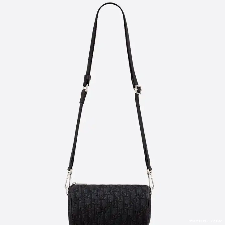 Cheap Canvas Oblique Dior Roller Black Motif Messenger 0213