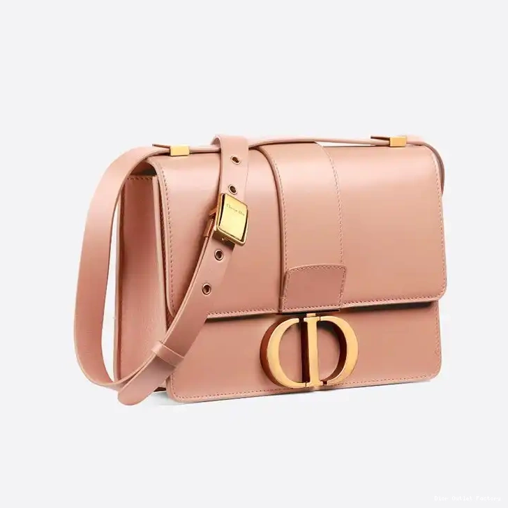 Cheap 30 Montaigne Pink Box Bag Dior Calfskin 0224