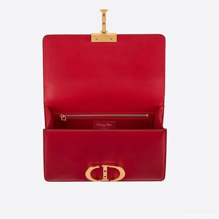 Cheap 30 Bag Calfskin Dior Red Box Montaigne 0215