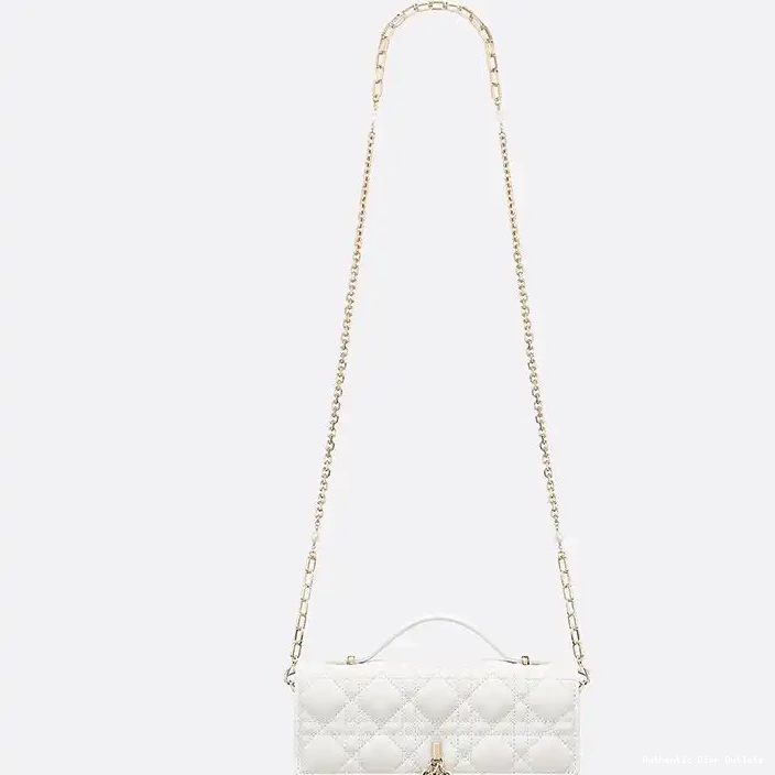 Cheap Cannage Mini Lambskin Bag Top Dior Miss White Handle 0224