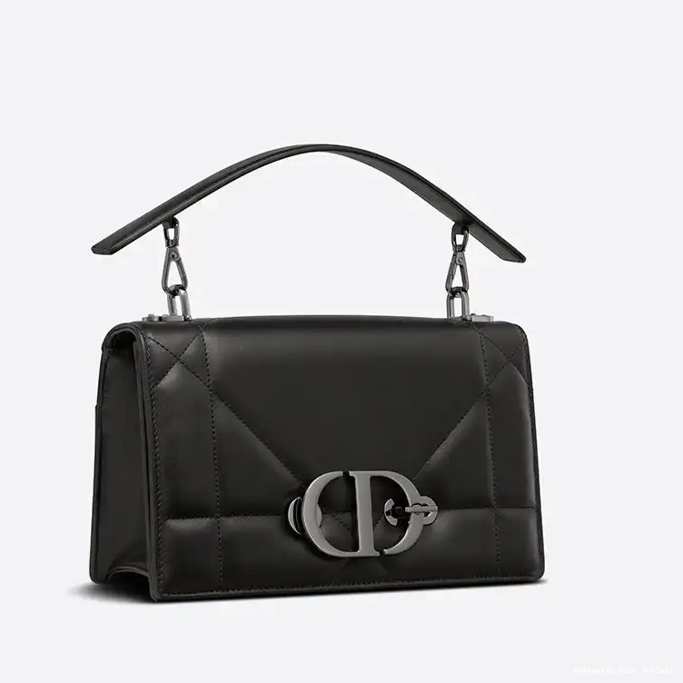 Cheap with Lambskin Chain 30 Maxicannage Bag Montaigne Black Handle Dior 0214