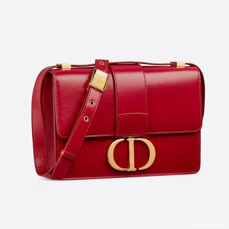 Cheap 30 Bag Calfskin Dior Red Box Montaigne 0215