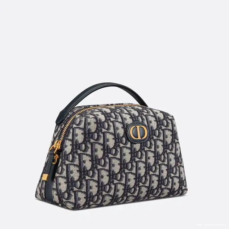 Cheap Dior Blue D-Cosy Bag 30 Mini Oblique Montaigne Motif Canvas 0217