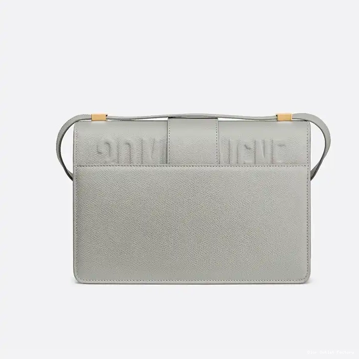 Cheap Bag 30 Grained Montaigne Calfskin Dior Grey 0208