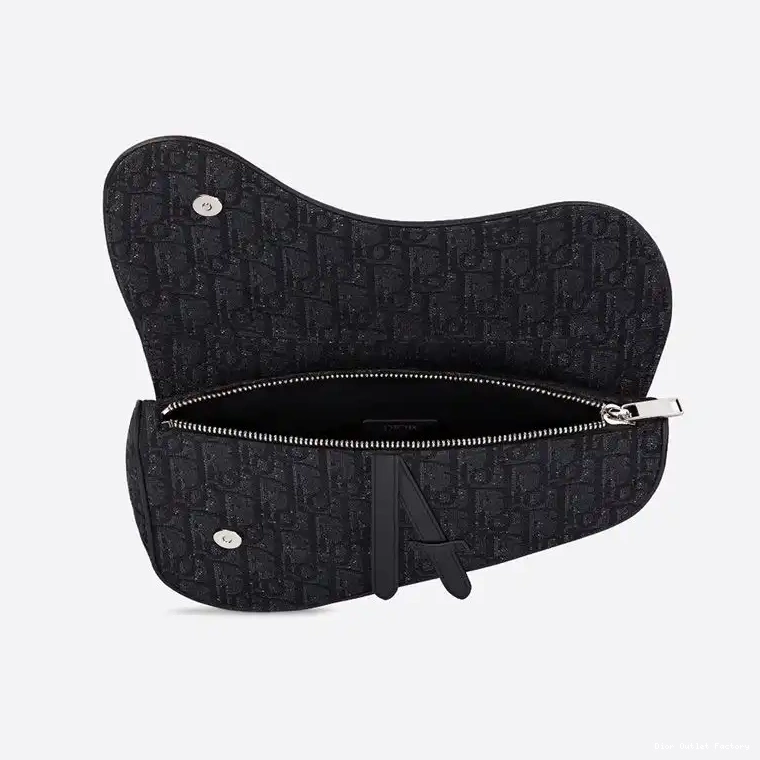 Cheap Canvas Saddle Black Dior Oblique Crossbody Motif 0211