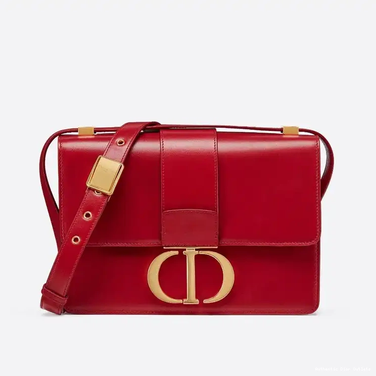 Cheap 30 Bag Calfskin Dior Red Box Montaigne 0215